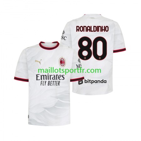 Maillot de Foot AC Milan Ronaldinho 80 Exterieur 2026/27 Maillot de Foot AC Milan Ronaldinho 80 Exterieur 2026/27